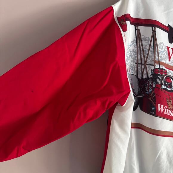 Winston Drag Racing Jacket Vintage Nascar Windbreaker By Swingster Size Large - Picture 5 of 11